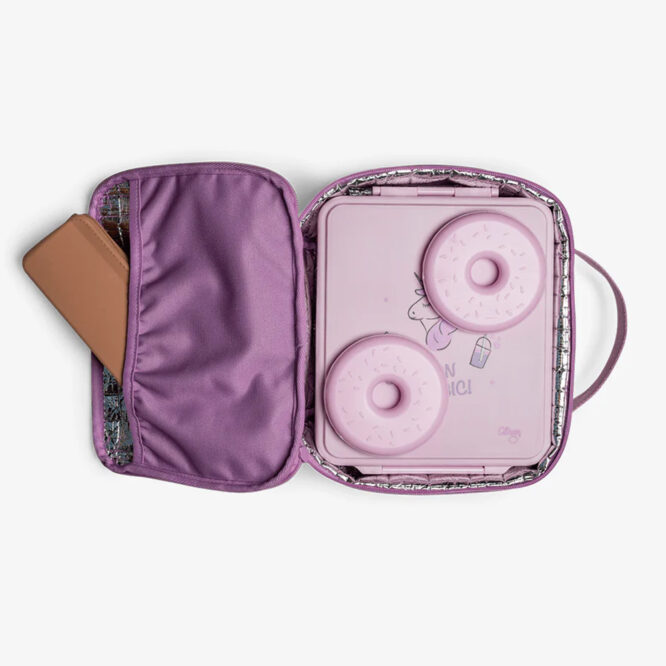 Citron Insulated Square Lunch Bag - Stormy Unicorn