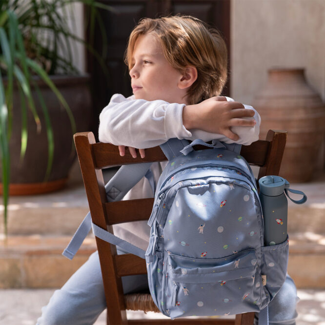 Citron Medium Backpack - Spaceship