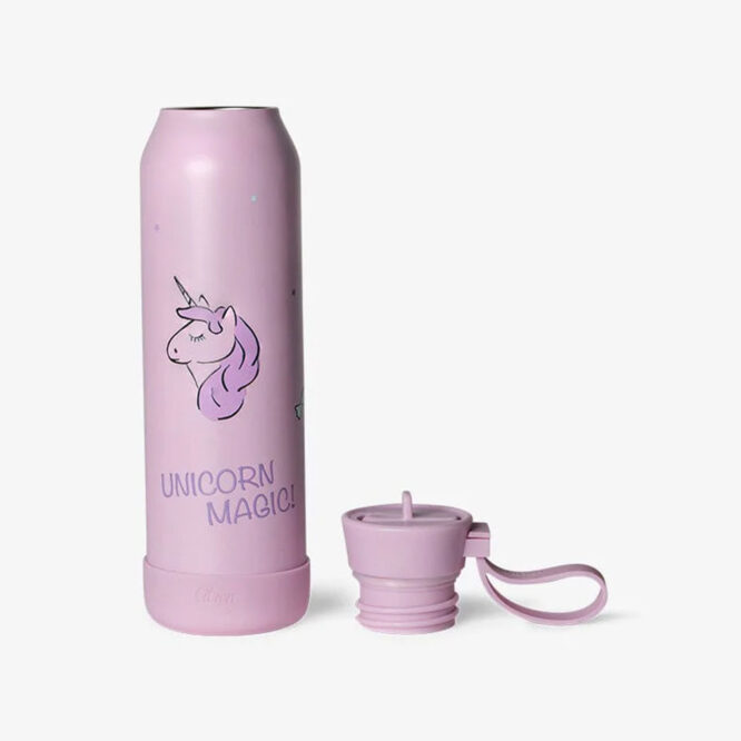 Citron Stainless Steel Medium Water Bottle 500ml - Stormy Unicorn