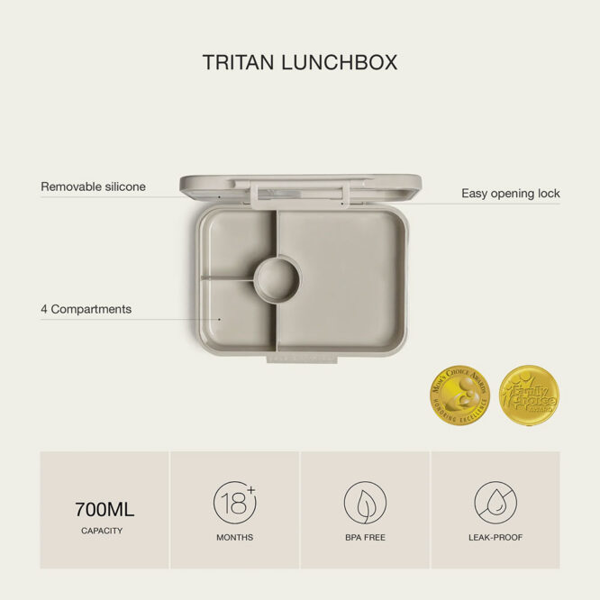 Citron Tritan Lunch Box Features