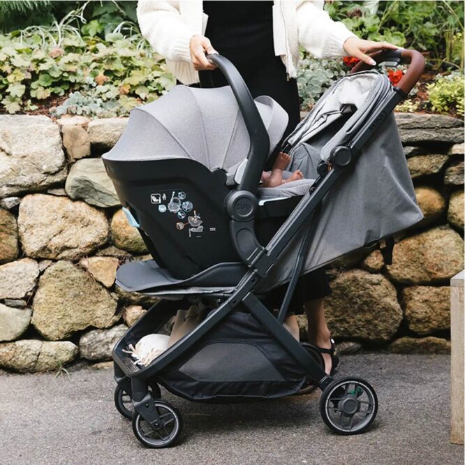 Uppababy Minu V3 Stroller - Greyson Charcoal Mélange