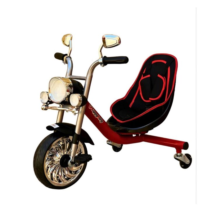 Chopper Motorcycle Red