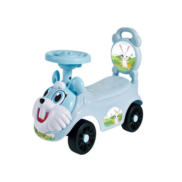 Cute Moon Rabbit Toddler Ride Blue