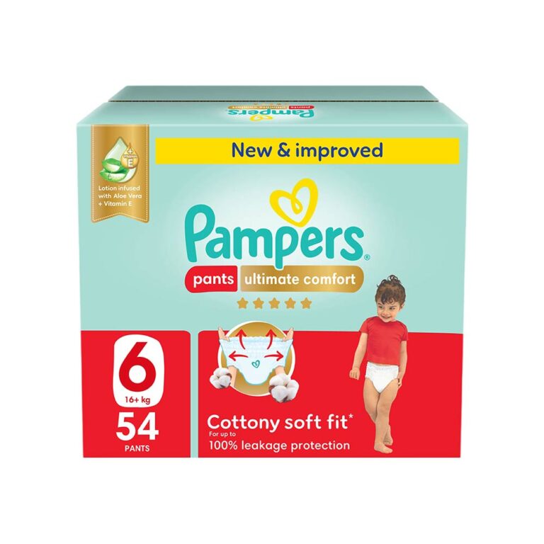 Pampers Ultimate Comfort Size 6 (16+kg) - 54 Pants Giant Saving Box