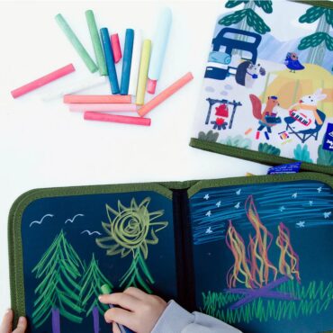 Jaq Jaq Bird Butterstix Chalk With Holders 12 Pcs - Multi-Color