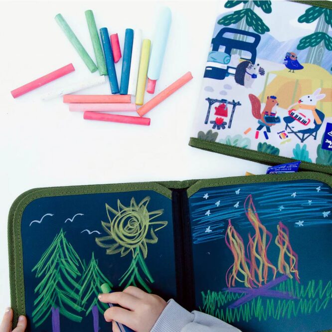 Jaq Jaq Bird Butterstix Chalk With Holders 12 Pcs - Multi-Color