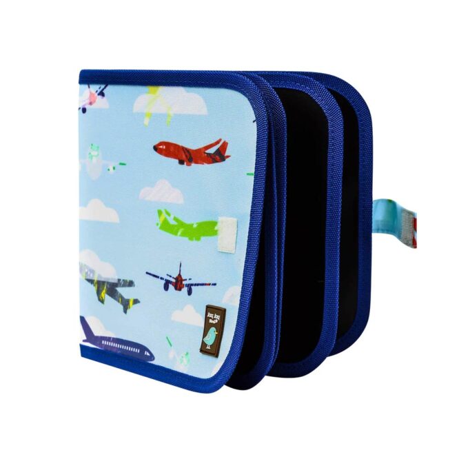Jaq Jaq Bird Doodle It & Go Erasable Book - Airplane