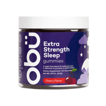 Obu Extra Strength Sleep for Adults, Grape Flavor - 60 Gummies