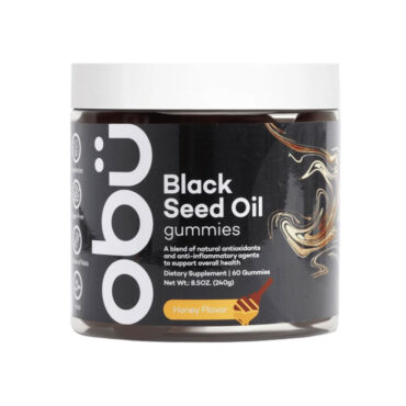 Obu Black Seed Oil for Adults, Honey Flavor - 60 Gummies