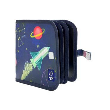 Jaq Jaq Bird Color It Reusable Drawing Book with 4 Butterstix Chalk - 8 Pages, Constellations