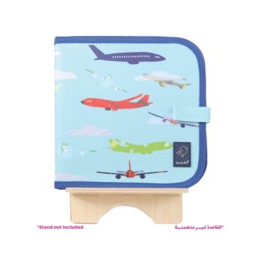 Jaq Jaq Bird Doodle It Reuseable Book with 4 Butterstix Chalk - 8 Pages, Airplane