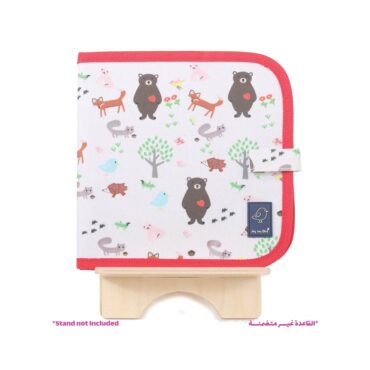 Jaq Jaq Bird Doodle It Reuseable Book with 4 Butterstix Chalk - 8 Pages, Animal Friends