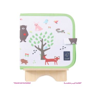 Jaq Jaq Bird Doodle It Reuseable Book with 4 Butterstix Chalk - 8 Pages, Forest
