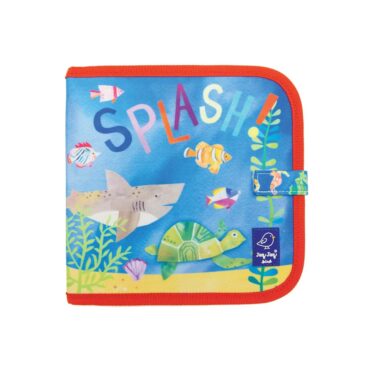 Jaq Jaq Bird Doodle It & Go Erasable Book with 4 Butterstix Chalk - 8 Pages, Ocean
