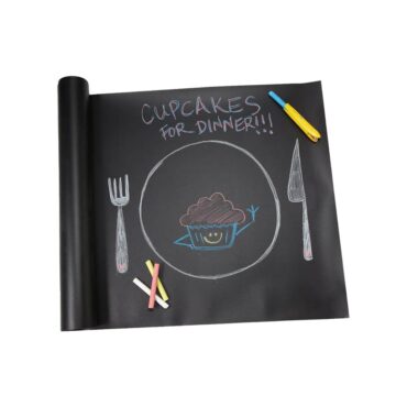 Jaq Jaq Bird Reusable Chalk Table Runner with 4 Butterstix Chalk