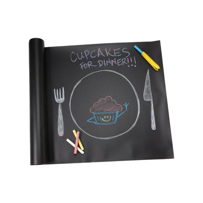 Jaq Jaq Bird Reusable Chalk Table Runner with 4 Butterstix Chalk