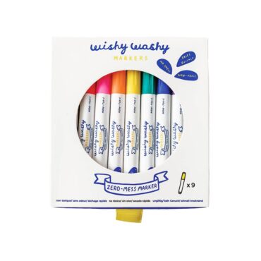 Jaq Jaq Bird Wishy Washy Markers - 9 Colors