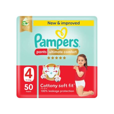 Pampers Ultimate Comfort Size 4 (9-14kg) - 50 Pants Mega Pack