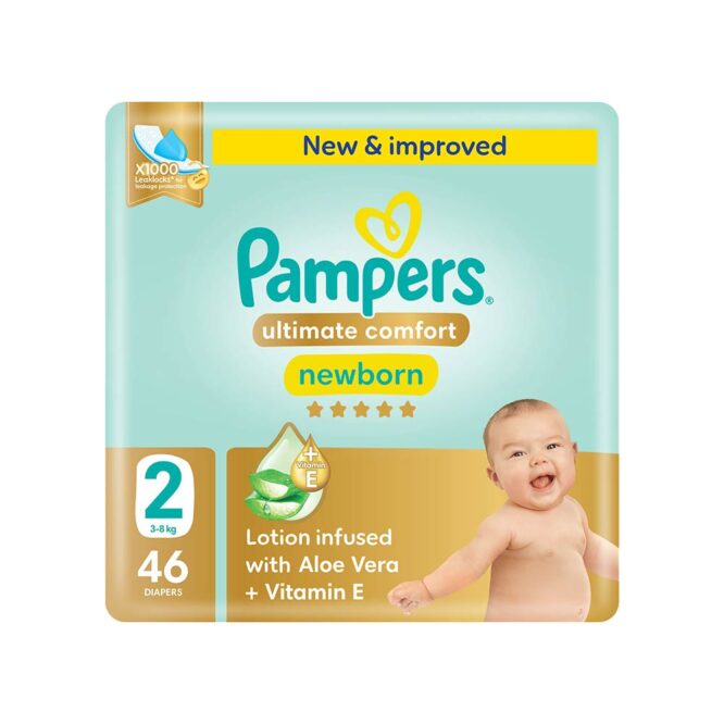 Pampers Ultimate Comfort Size 2 (3-8kg) - 46 Diapers