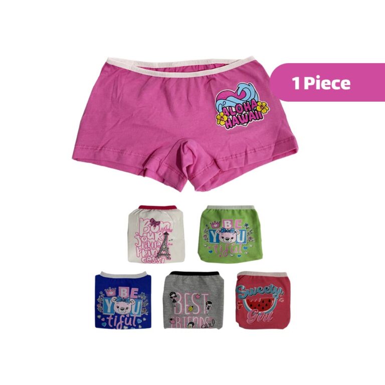 Cottonil Girls Hot Boxer Briefs (Mix Color) - 1 Piece