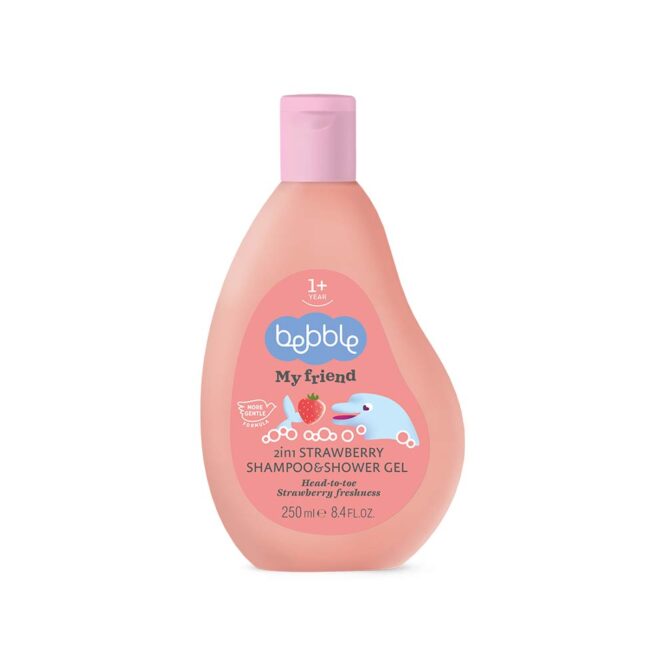 Bebble My Friend 2-In-1 Strawberry Shampoo & Shower Gel 250ml