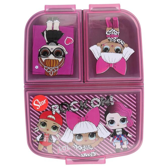 Stor Multi-Compartment Sandwich Box - Lol Surprise