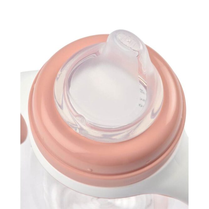 Beaba 2-in-1 Learning Bottle (4m+) 210ml - Pink