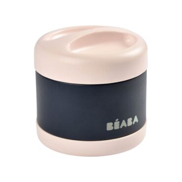 Beaba Thermo-Portion Insulated Jar 500ml - Pink/Night Blue