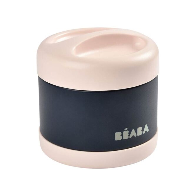 Beaba Thermo-Portion Insulated Jar 500ml - Pink/Night Blue