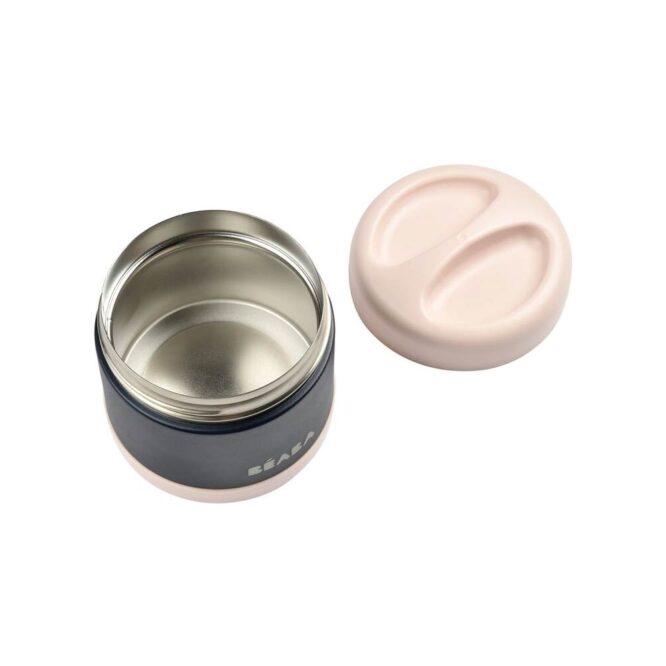 Beaba Thermo-Portion Insulated Jar 500ml - Pink/Night Blue