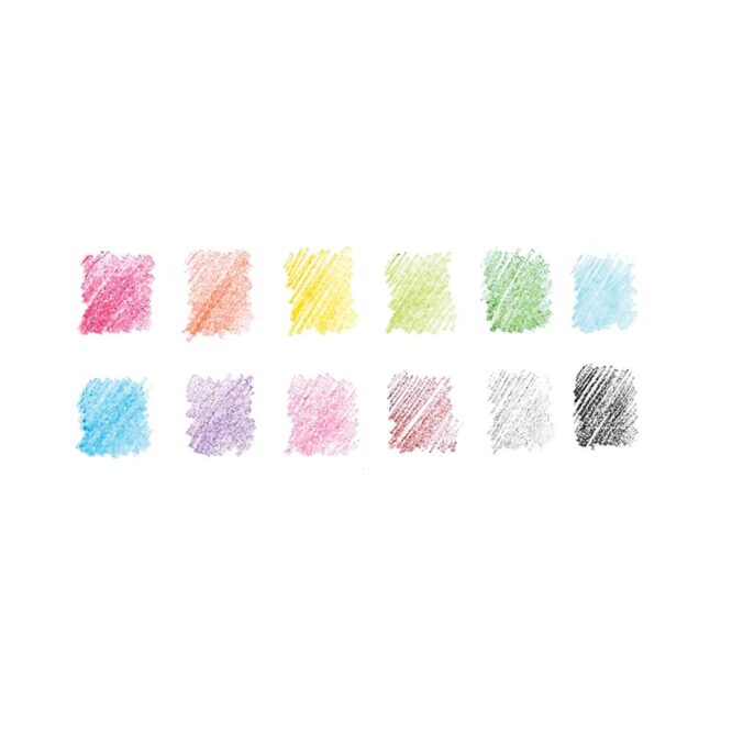 Ooly Un Mistake Ables Erasable Colored Pencils - 12 Pcs - Image 3