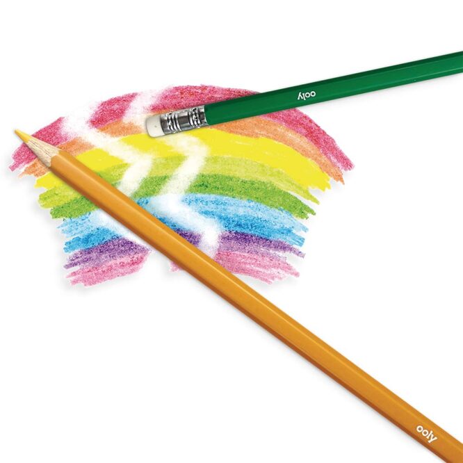 Ooly Un Mistake Ables Erasable Colored Pencils - 12 Pcs - Image 4