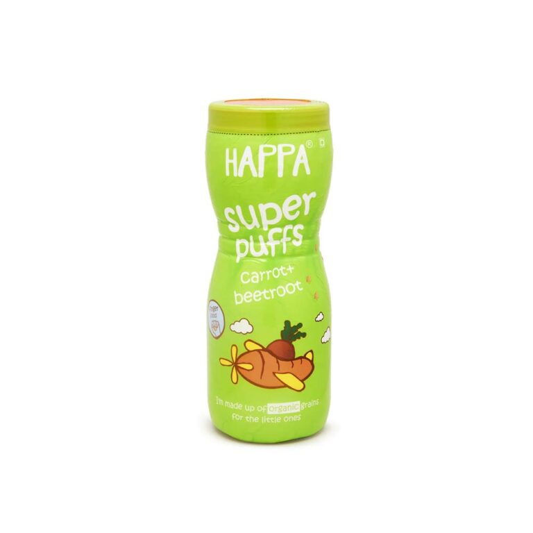 Happa Super Puffs (8M+) Carrot & Beetroot - 40g