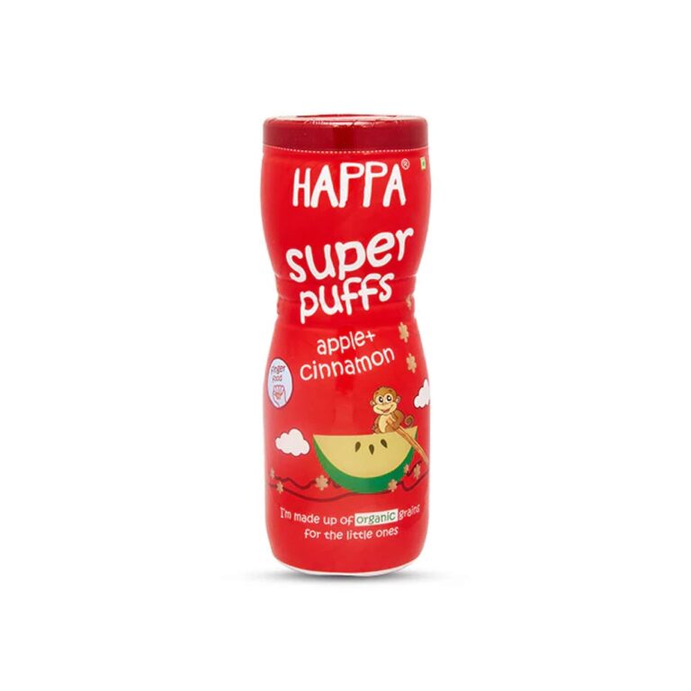 Happa Super Puffs (8M+) Apple & Cinnamon - 40g