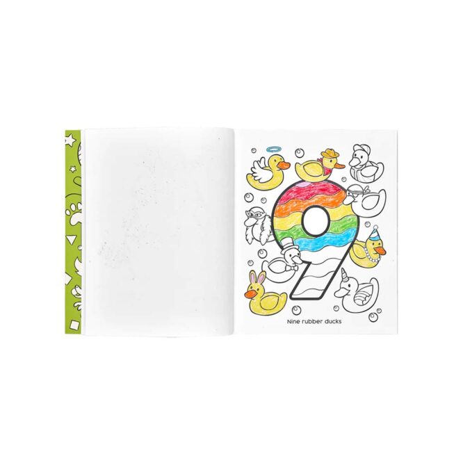Ooly Toddler Color-In' Book - 123 Shapes & Numbers - Image 4
