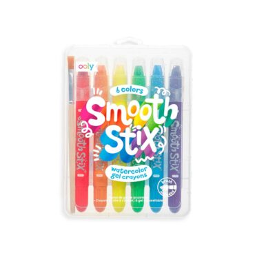 Ooly Smooth Stix Watercolor Gel Crayons - 7 Pcs