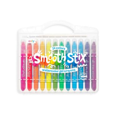 Ooly Smooth Stix Watercolor Gel Crayons - 25 Pcs