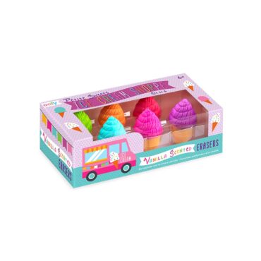 Ooly Petite Sweets Ice Cream Scented Erasers - 6 Pcs
