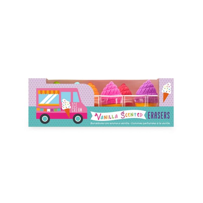 Ooly Petite Sweets Ice Cream Scented Erasers - 6 Pcs - Image 3