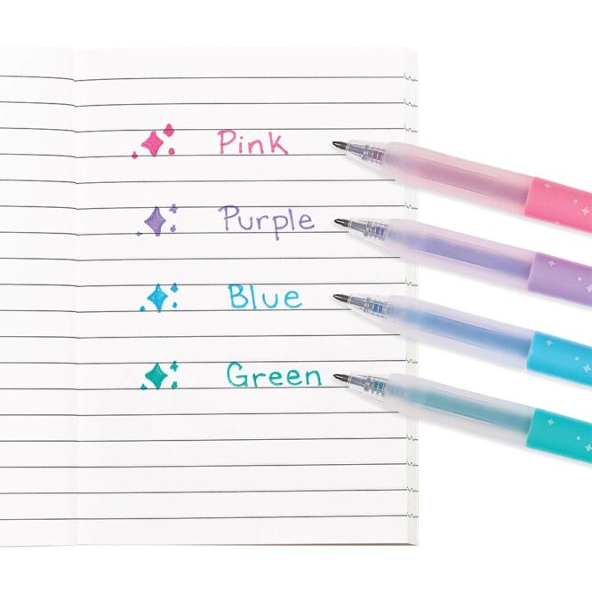 Ooly Oh My Glitter! Gel Pens - 4 Pcs - Image 4