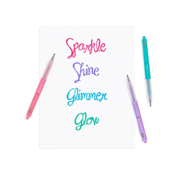 Ooly Oh My Glitter! Gel Pens - 4 Pcs - Image 3