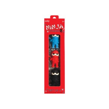 Ooly Ninja Erasers - 3 Pcs
