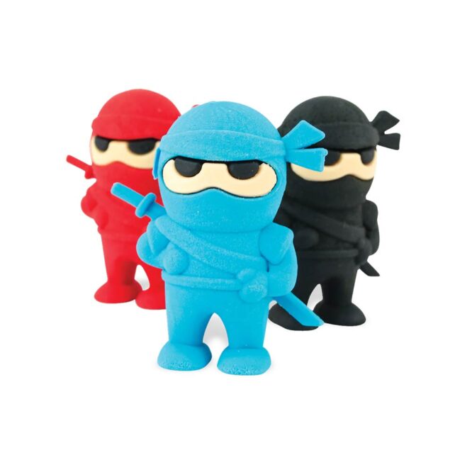 Ooly Ninja Erasers - 3 Pcs - Image 2