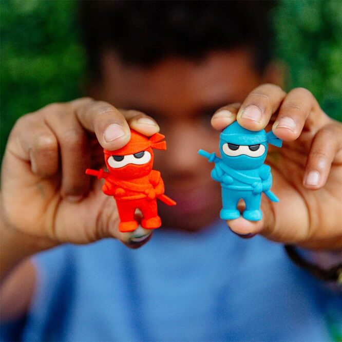 Ooly Ninja Erasers - 3 Pcs - Image 4