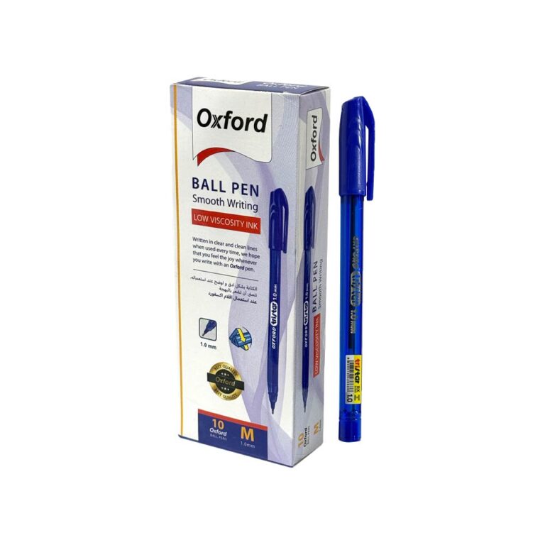 Oxford 1.0mm Blue Ball Pen - 10 Ball Pens