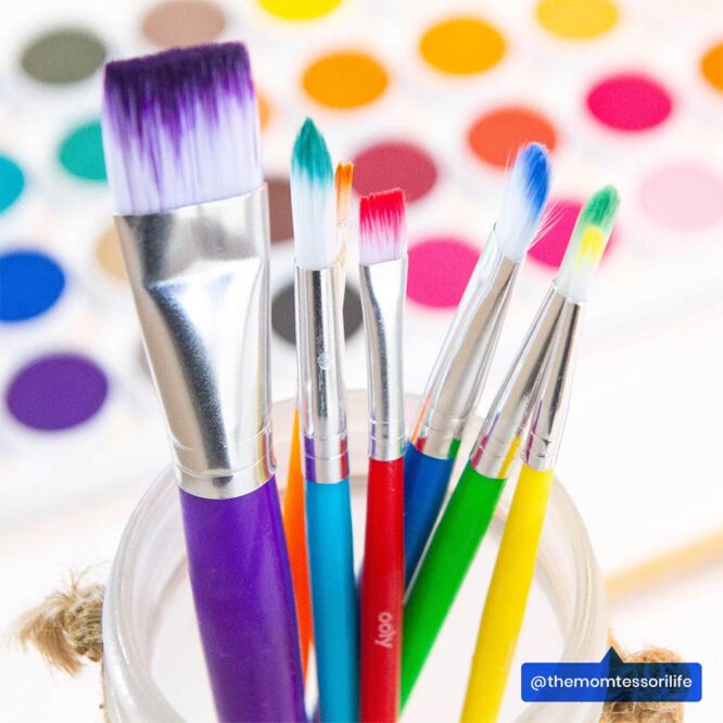 Ooly Lil Paint Brushes - Set of 7 - Image 3