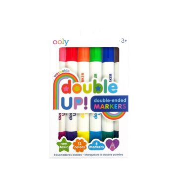 Ooly Double Up! Double-Ended Markers 12 Colors - 6 Pcs