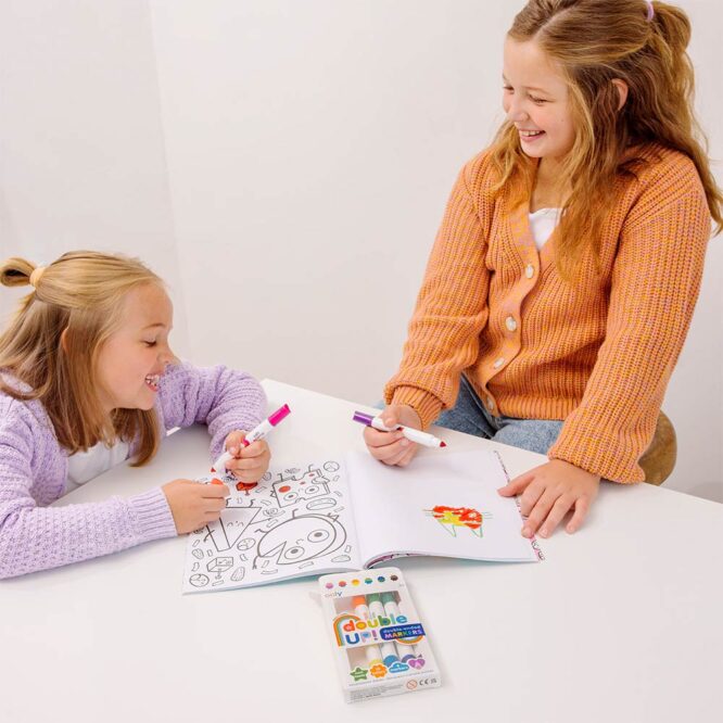 Ooly Double Up! Double-Ended Markers 12 Colors - 6 Pcs - Image 4