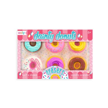 Ooly Dainty Donuts Scented Erasers - 6 Pcs