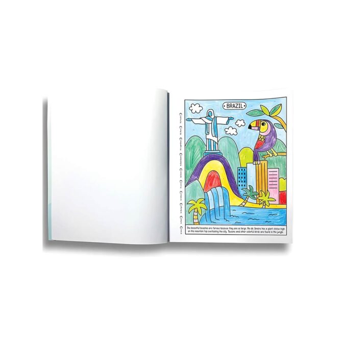 Ooly Color By Numbers Coloring Book - Wonderful World - Image 2